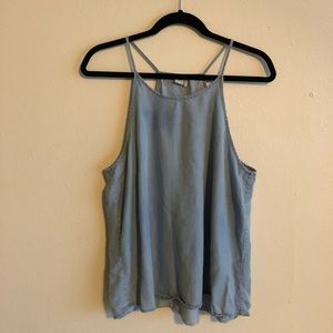 Light blue halter top